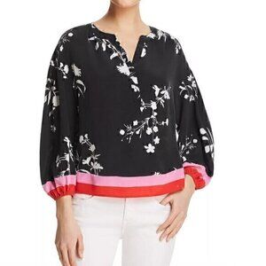 Joie Eilga Silk patterned top